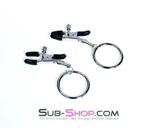 0670ZG      Adjustable Nipple Clamps with Weight Hanging Rings - MEGA Deal