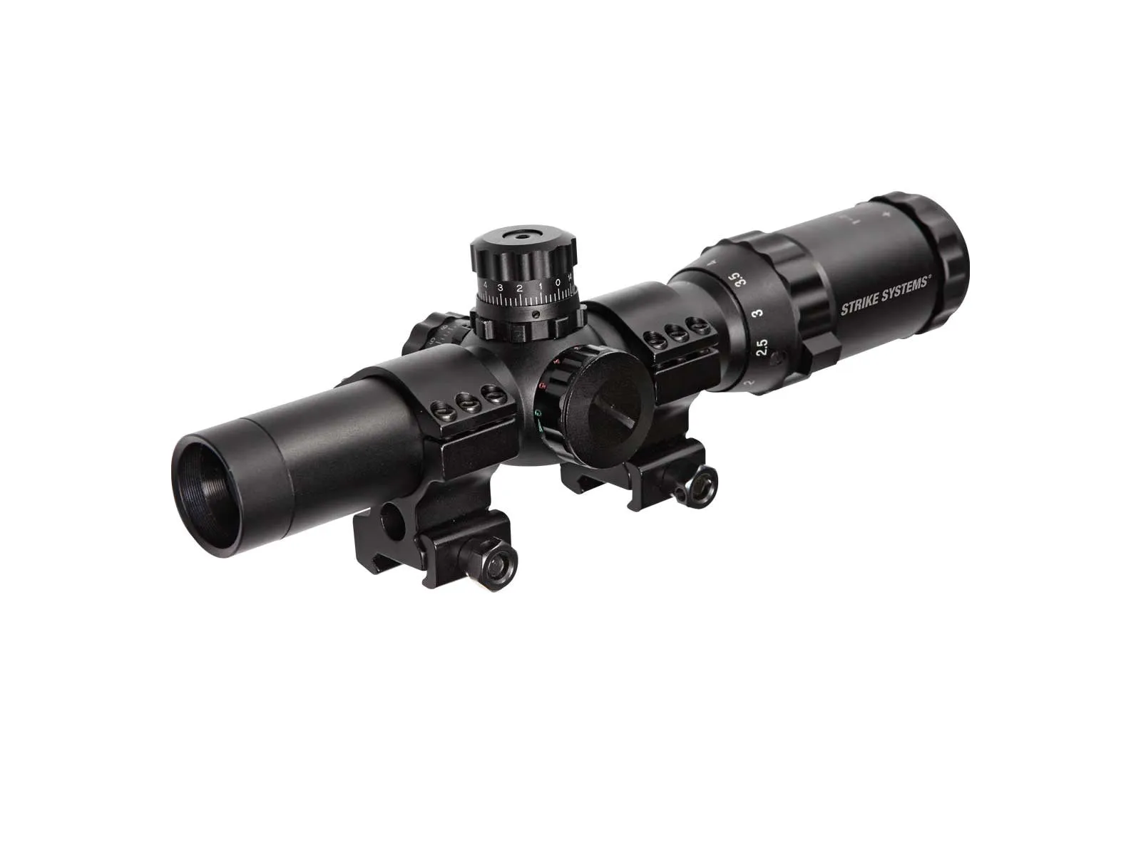 1-4X24 Short Dot sight red/green Scope w. mount ring