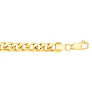 10K Gold 7mm Semi-Solid Miami Cuban