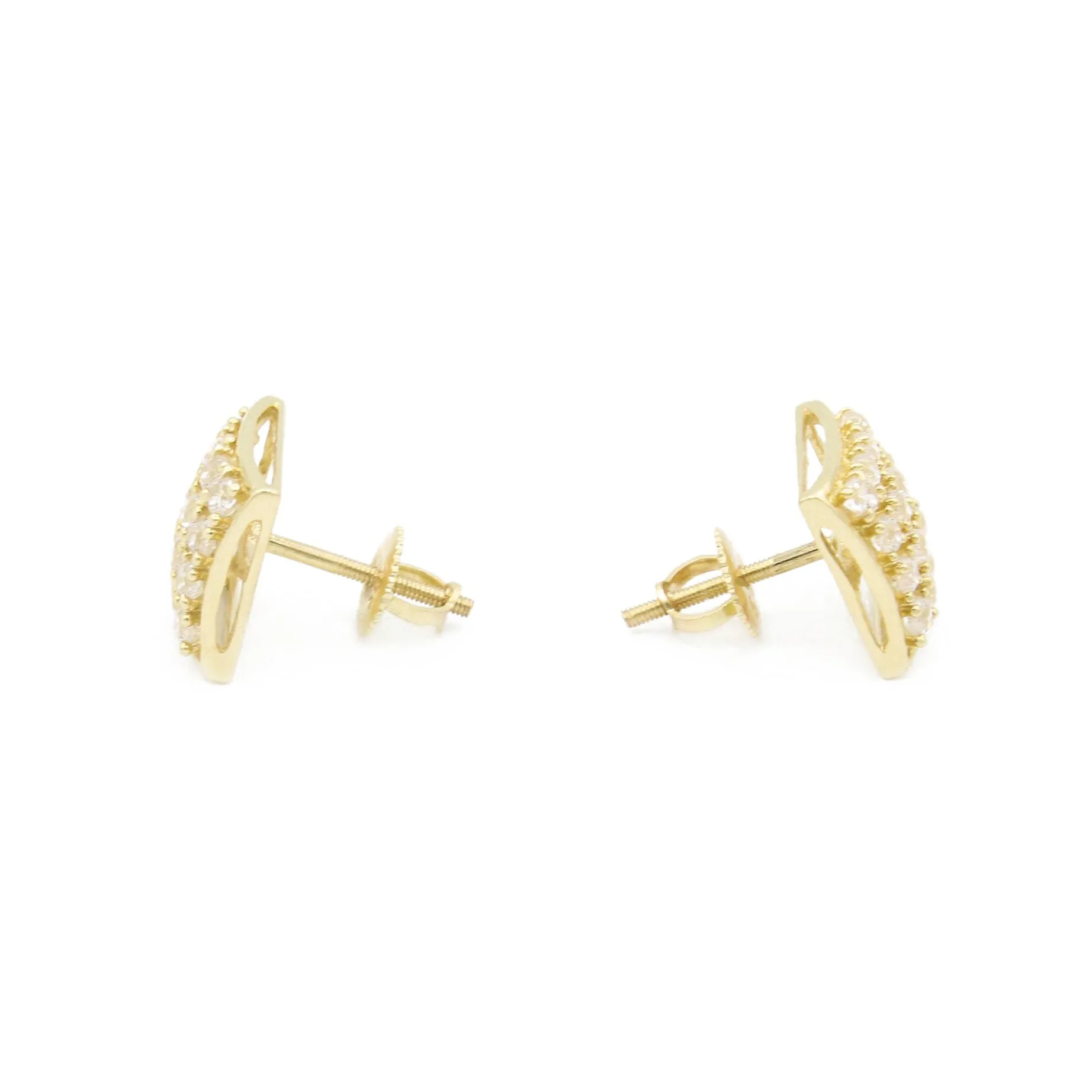 14K CZ (Square) Earrings JTJ™