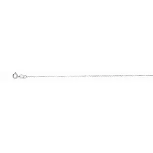 14K Gold 0.87mm Diamond Cut Cable Chain