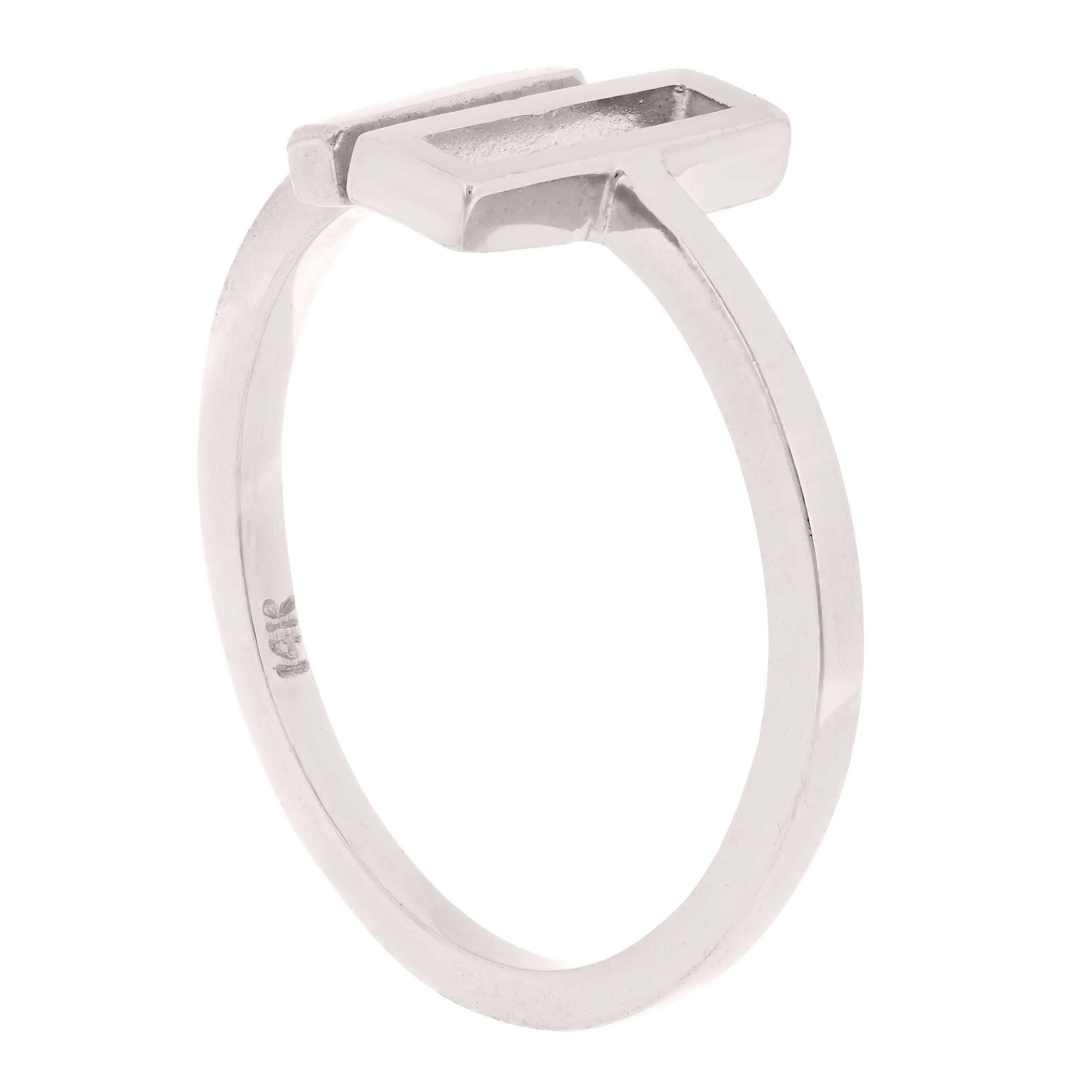14k Yellow Gold Double Open Bar Ring 2.1 grams Size 6.5