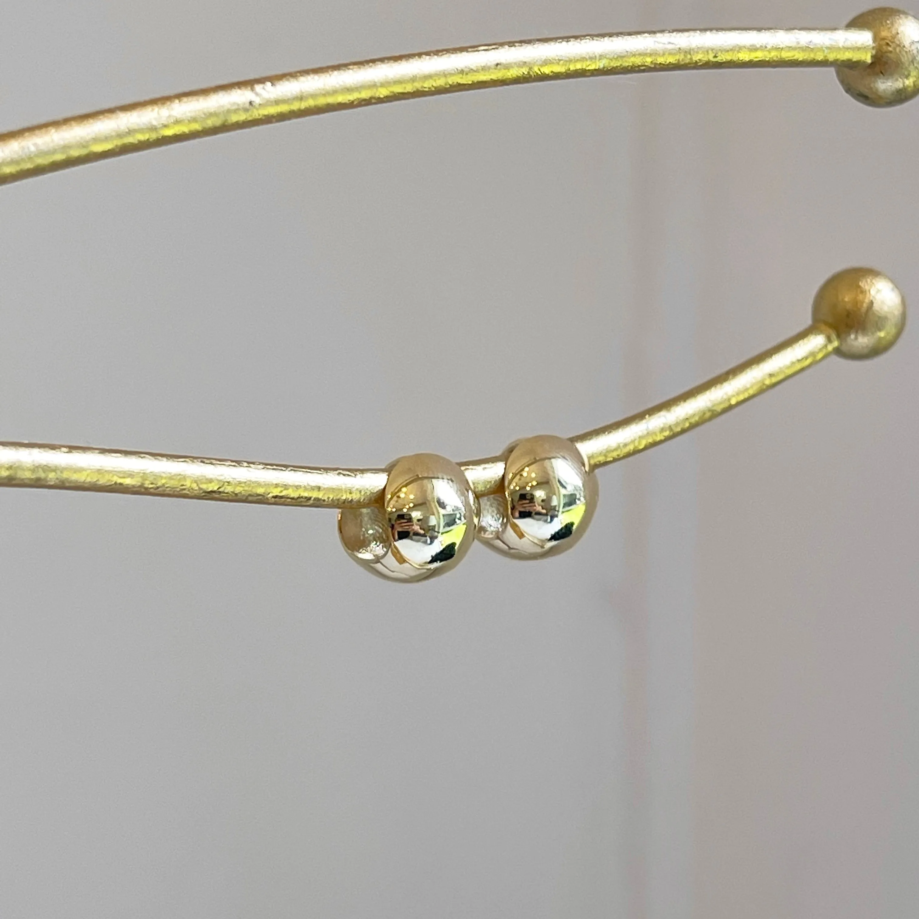14KT Yellow Gold 10mm Wide Round Huggie Hoop Earrings