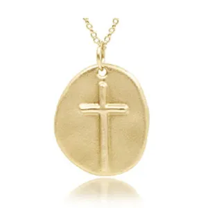 16" Inspire Charm Necklace Gold