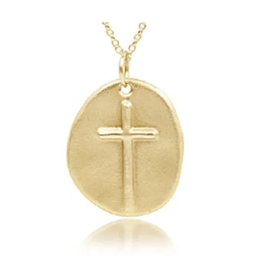 16" Inspire Charm Necklace Gold