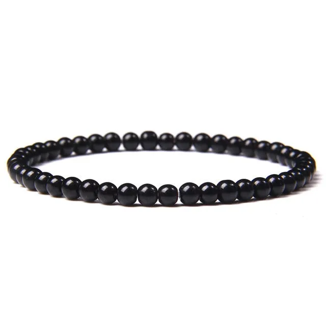 4mm Chakra Beads Multicolour Natural Stone Bracelet