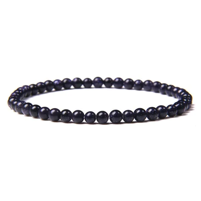 4mm Chakra Beads Multicolour Natural Stone Bracelet