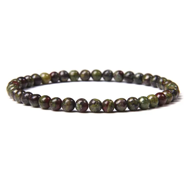 4mm Chakra Beads Multicolour Natural Stone Bracelet