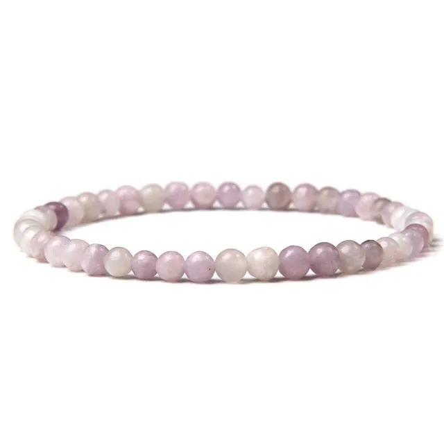4mm Chakra Beads Multicolour Natural Stone Bracelet