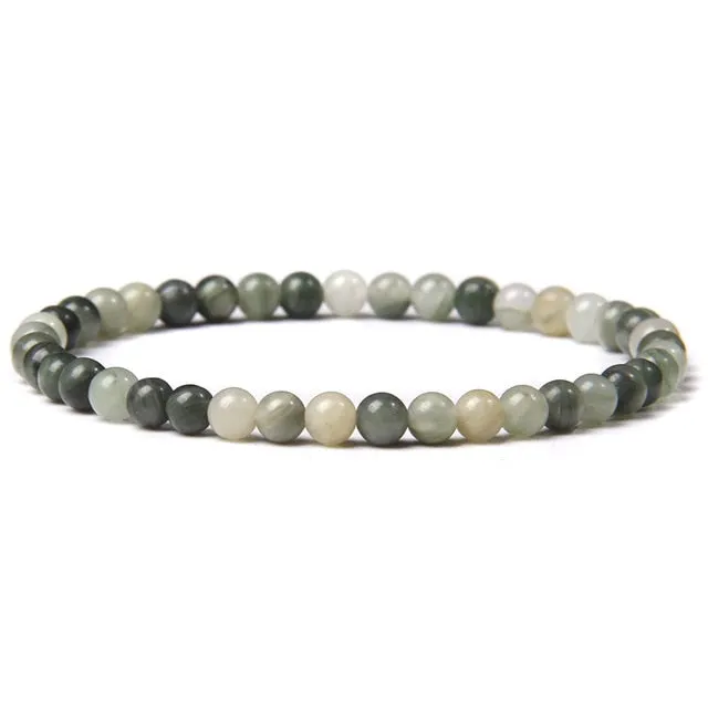 4mm Chakra Beads Multicolour Natural Stone Bracelet