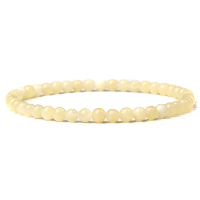 4mm Chakra Beads Multicolour Natural Stone Bracelet