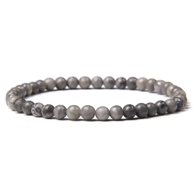 4mm Chakra Beads Multicolour Natural Stone Bracelet