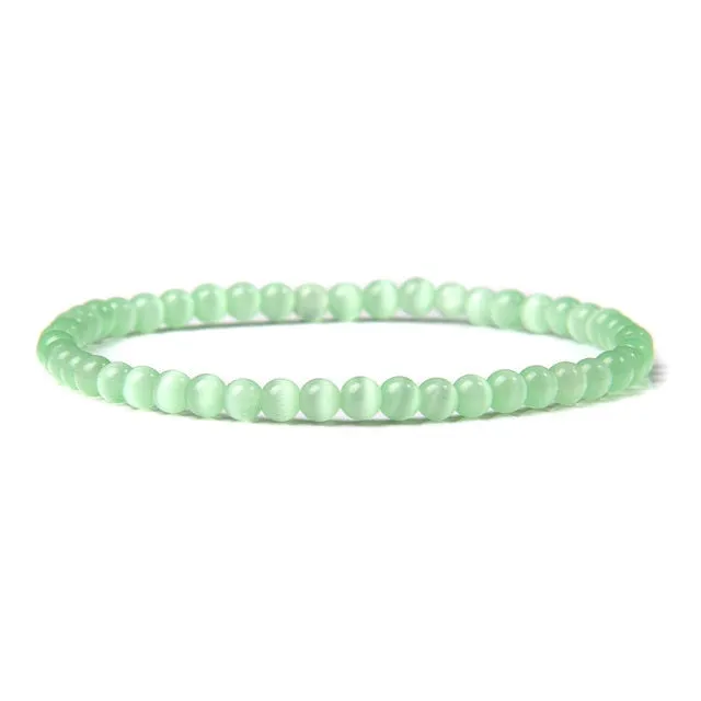 4mm Chakra Beads Multicolour Natural Stone Bracelet