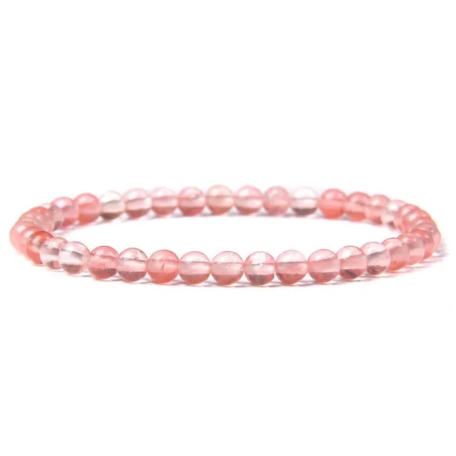 4mm Chakra Beads Multicolour Natural Stone Bracelet