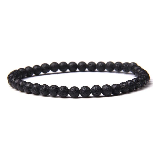 4mm Chakra Beads Multicolour Natural Stone Bracelet
