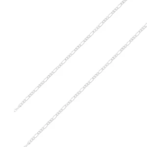 925 Sterling 4mm Silver Classic Figaro Chain Size- 9"