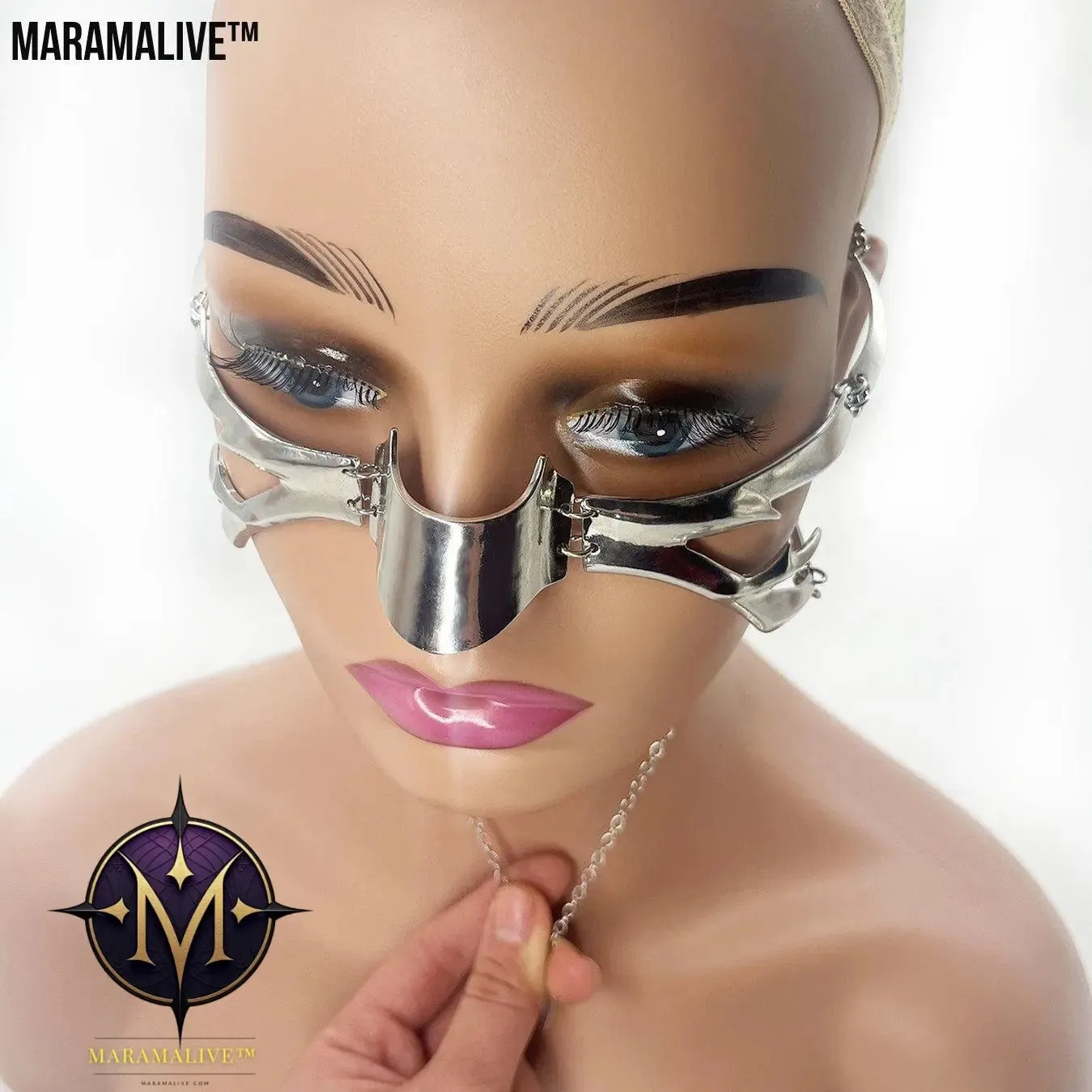 Adjustable Irregular Fluid Lip Ring Mask