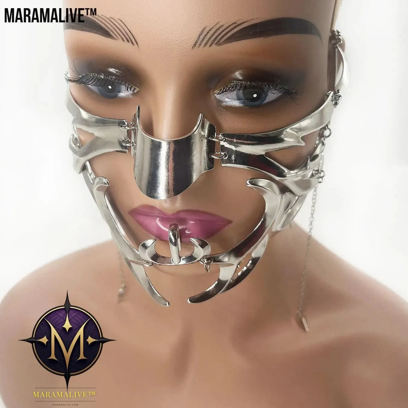 Adjustable Irregular Fluid Lip Ring Mask