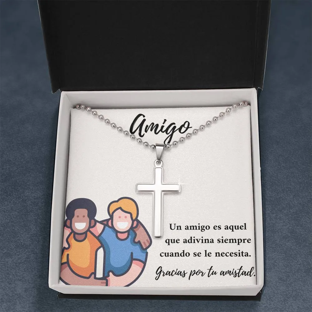 Amigo gracias por tu amistad