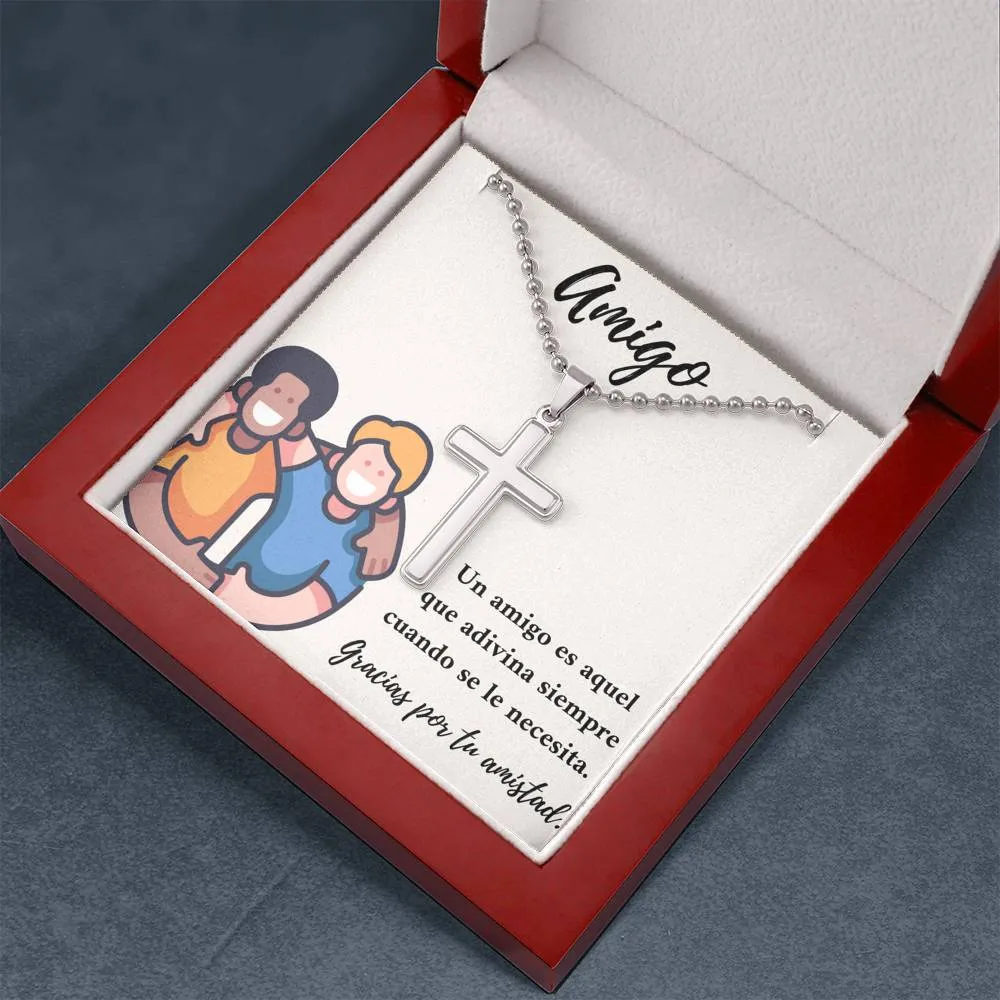 Amigo gracias por tu amistad