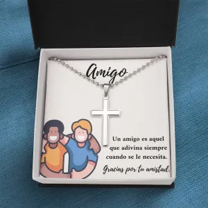 Amigo gracias por tu amistad