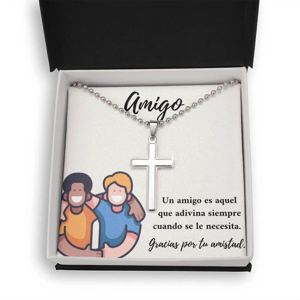 Amigo gracias por tu amistad