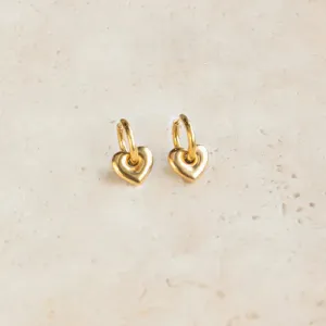 AMY HOOP EARRINGS - GOLD