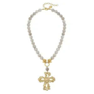Barcelona Cross Necklace (3052c)