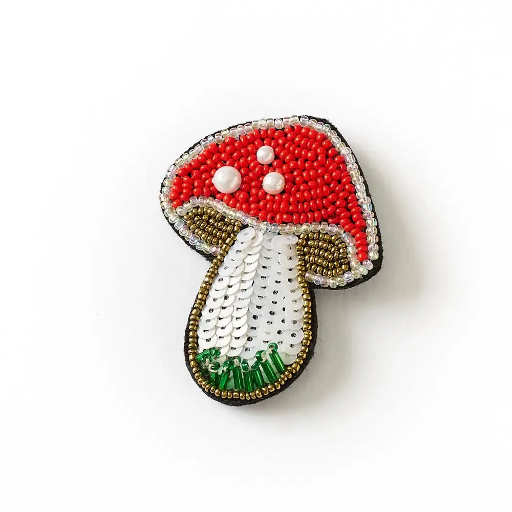 Beaded Brooch