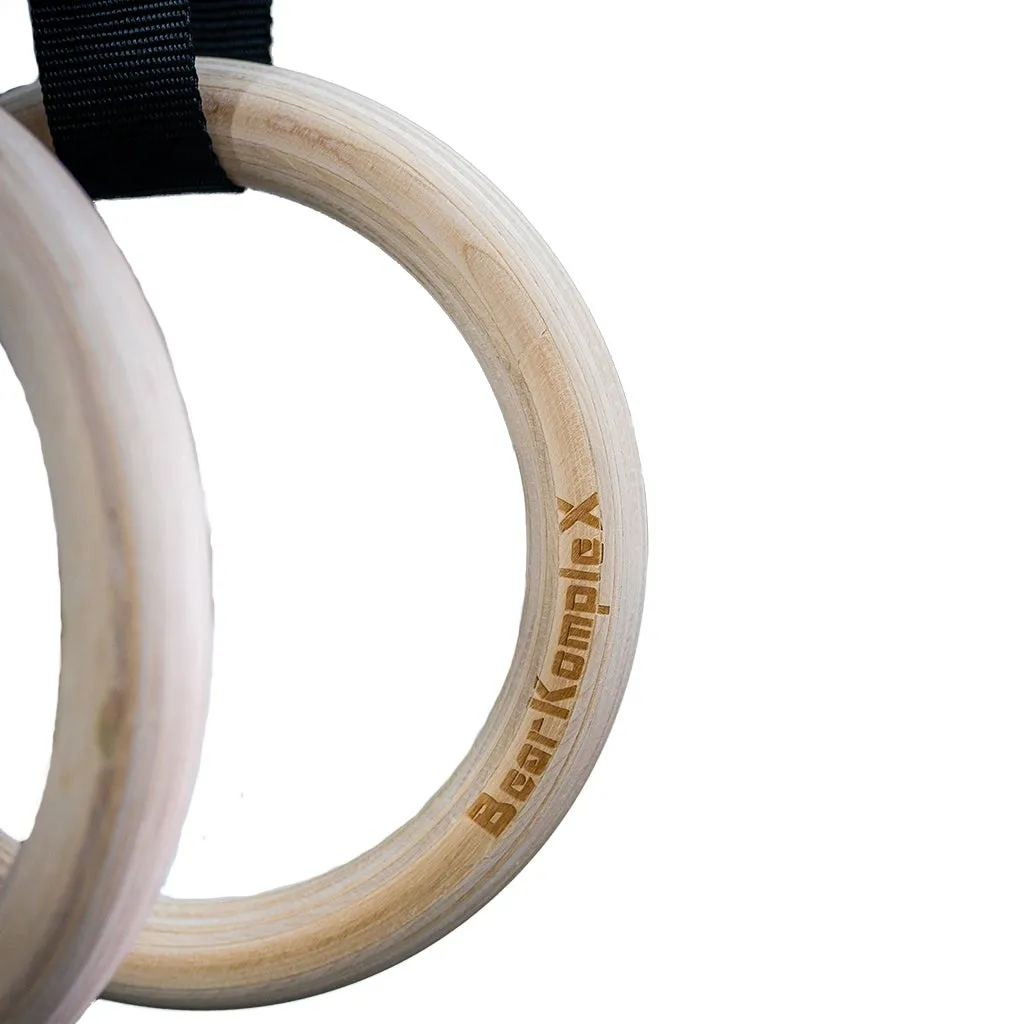 Bear KompleX Gymnastic Wood Rings