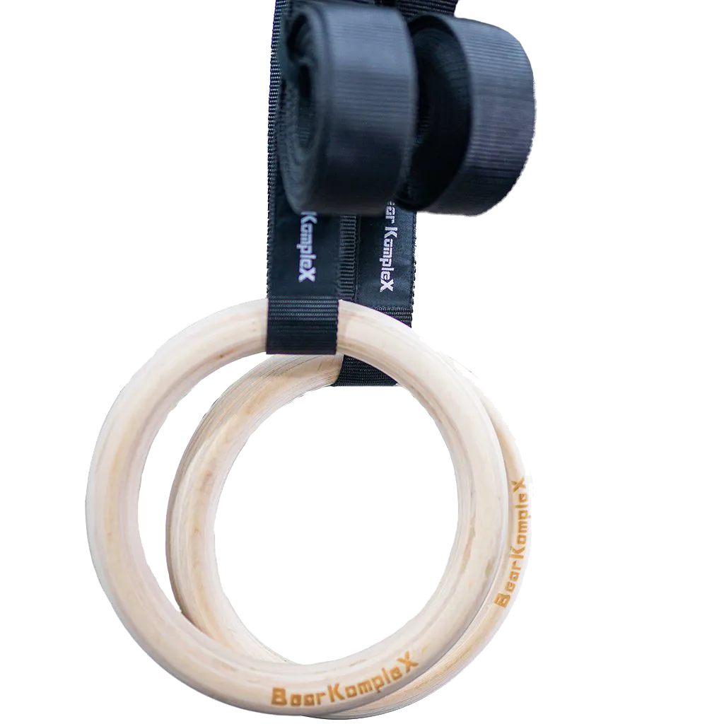 Bear KompleX Gymnastic Wood Rings