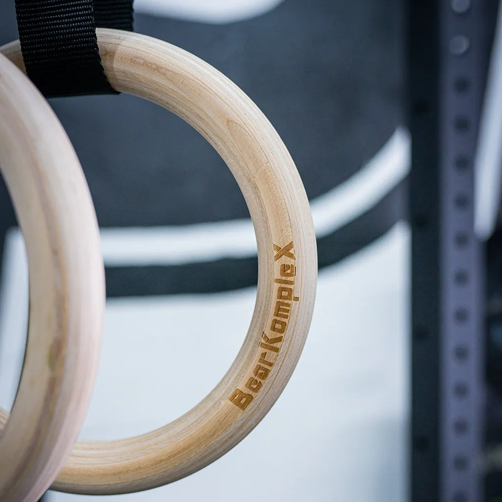 Bear KompleX Gymnastic Wood Rings