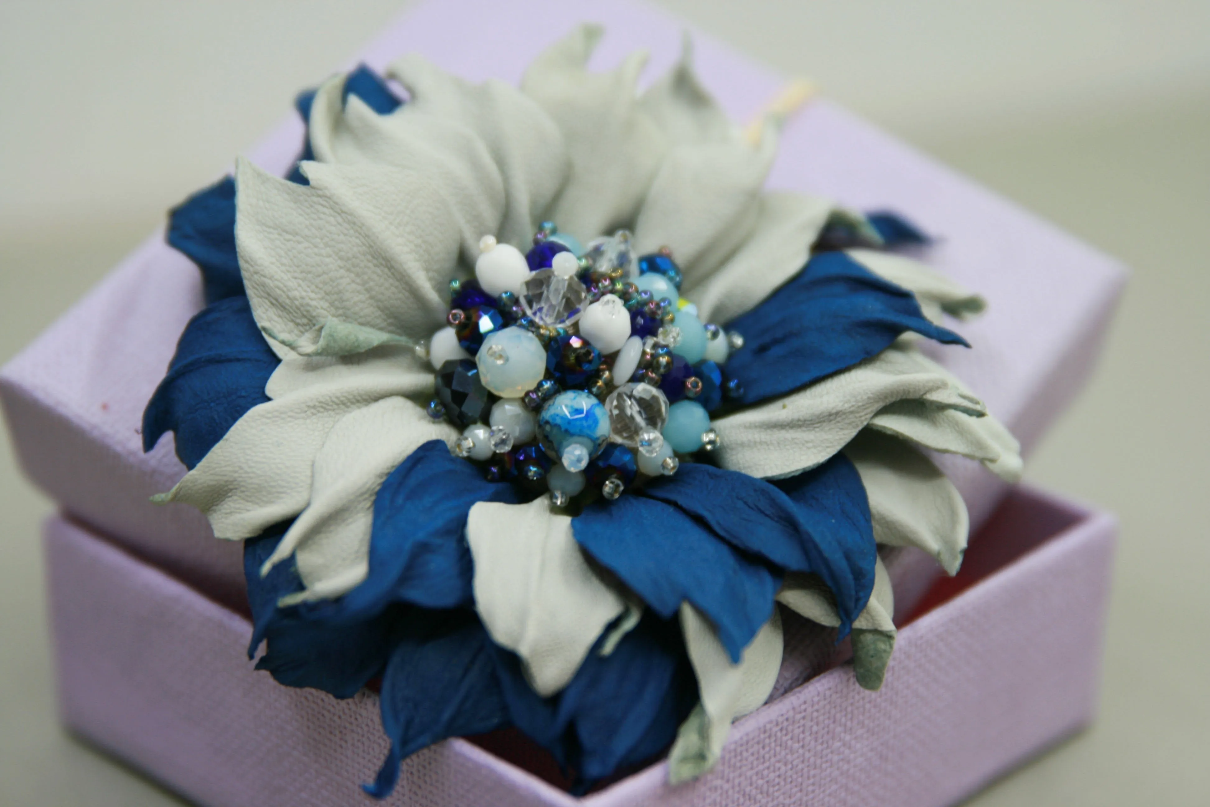 Bebby’s Leather Brooches