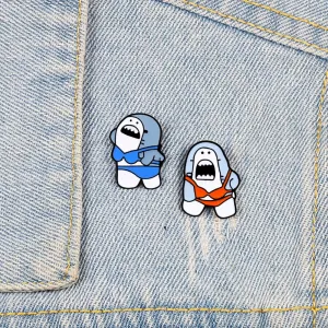 Bikini Shark Pins