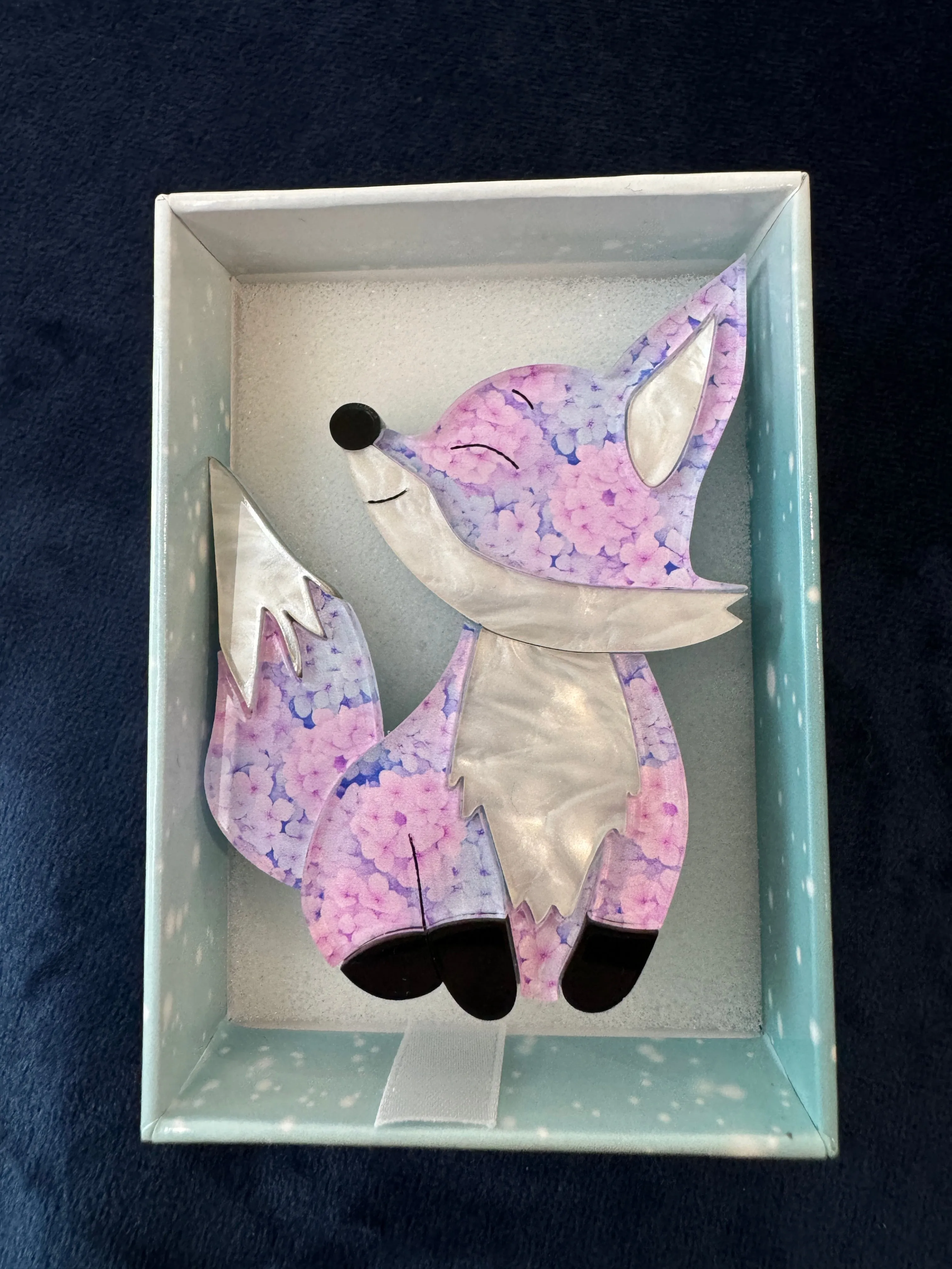 Bloom the fox 🦊 - Brooch - Set of 2