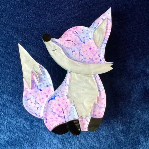 Bloom the fox 🦊 - Brooch - Set of 2