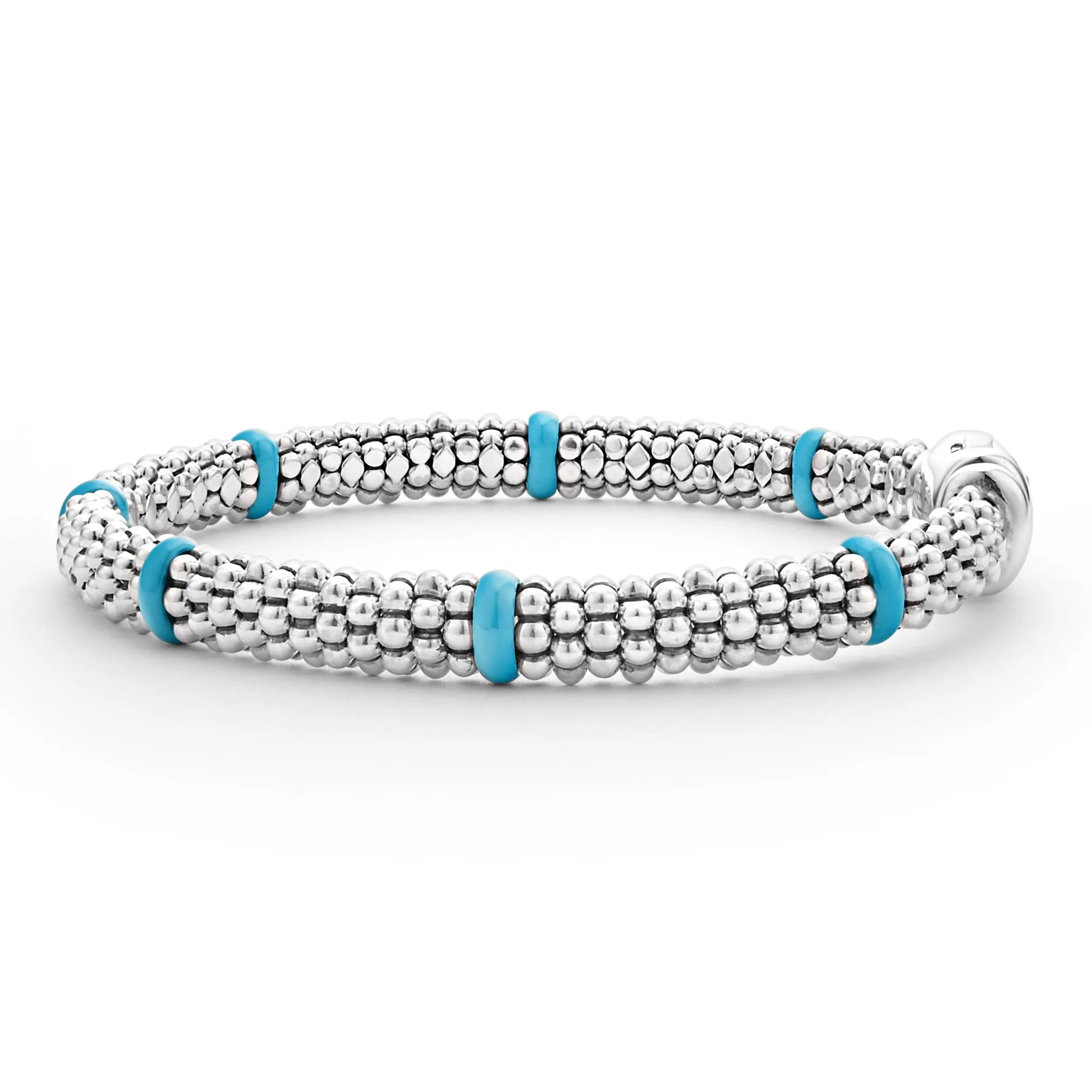 Blue Caviar Blue Ceramic Station Caviar Bracelet | 6mm