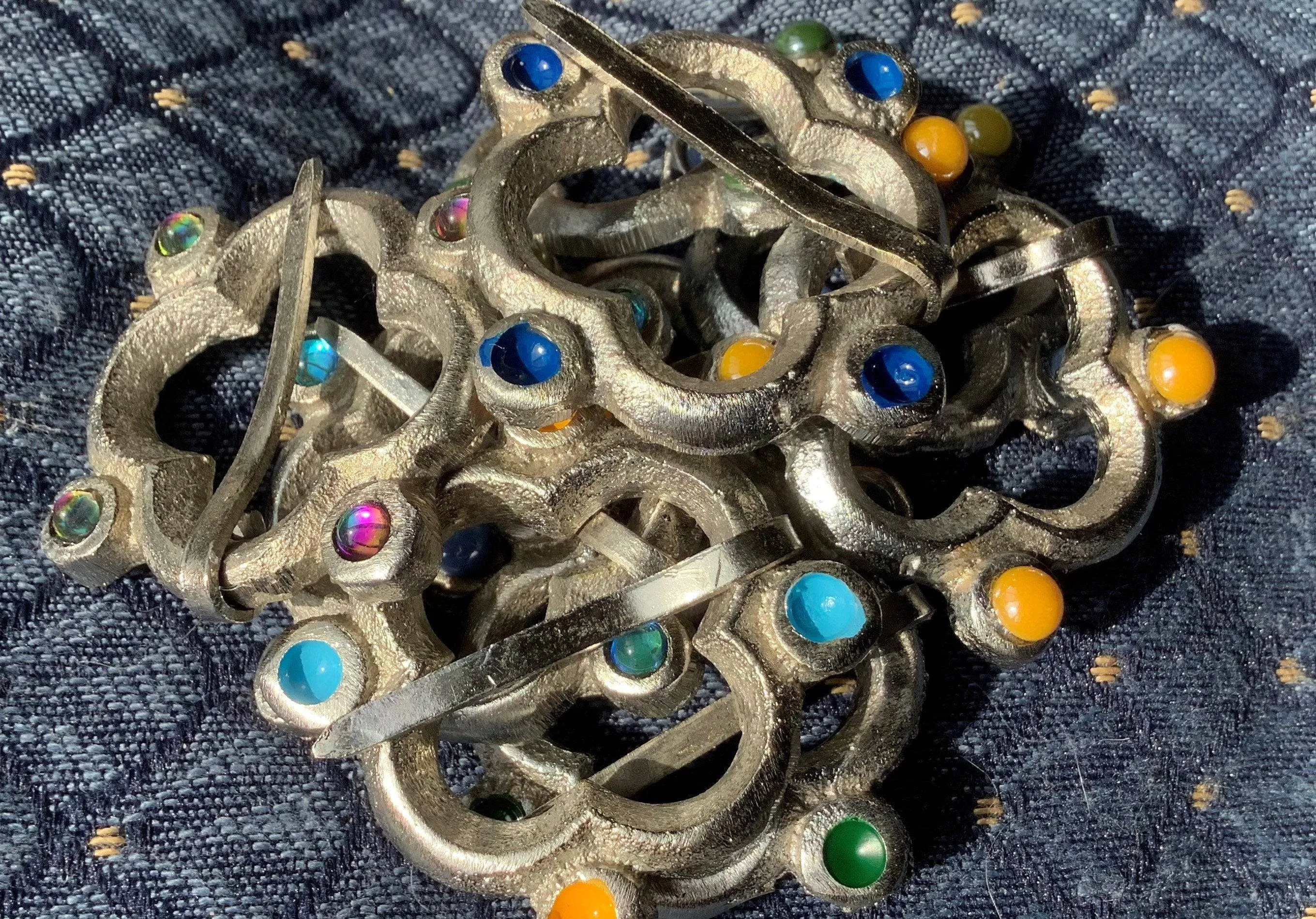 Brass Quatrefoil Medieval Brooch