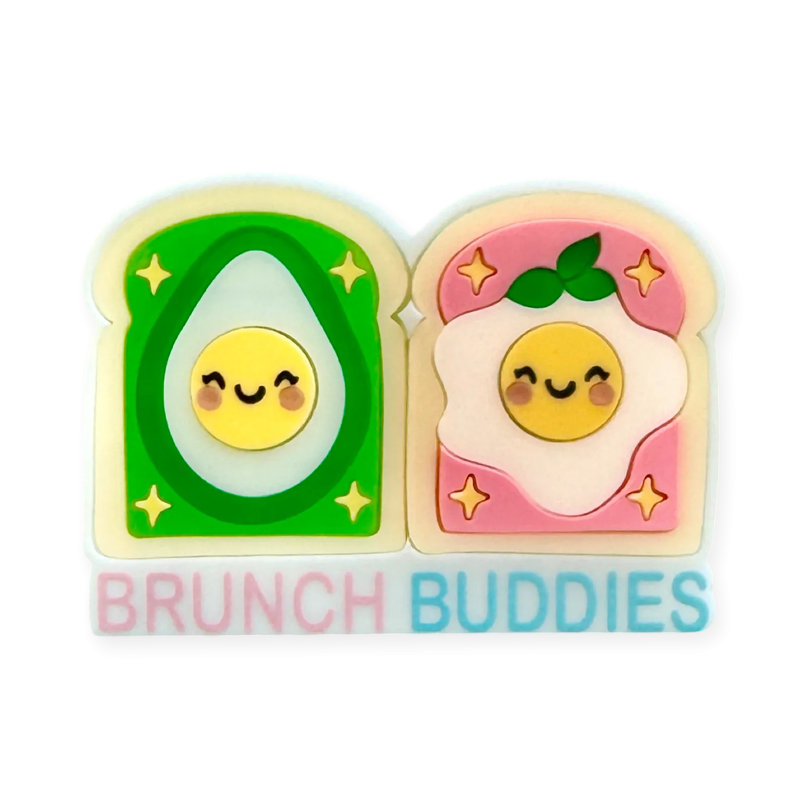 Brunch buddies  - Brooch