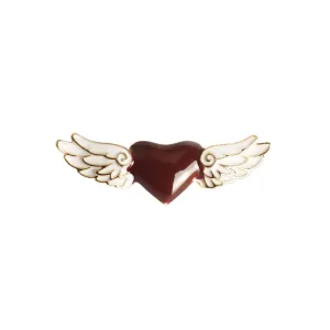 Cardcaptor Sakura Heart and Angel Wing Brooch Pin 2Pcs