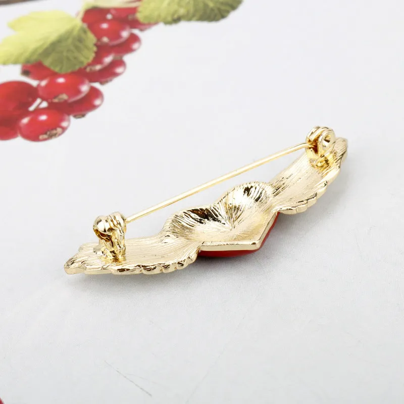 Cardcaptor Sakura Heart and Angel Wing Brooch Pin 2Pcs