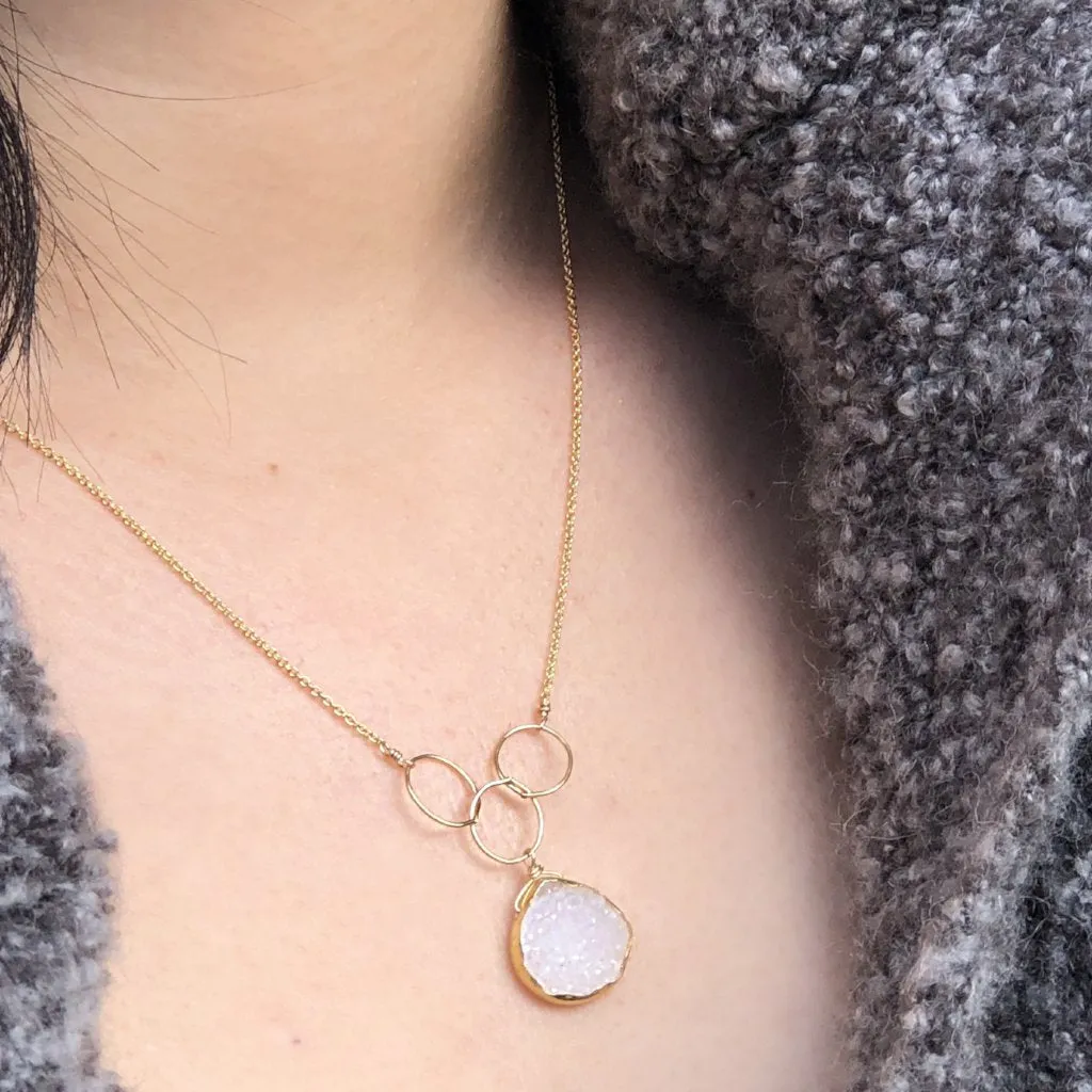 Cassiopeia Druzy Necklace II