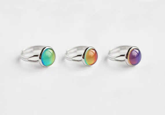 Changing Color Mood Stone Ring