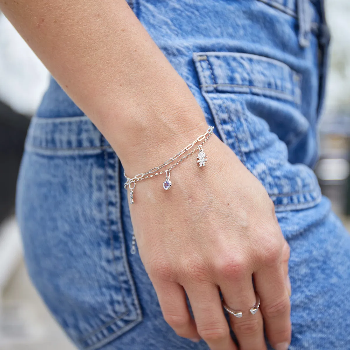 Charm Collection Belcher Link Bracelet | Solid 9K Gold
