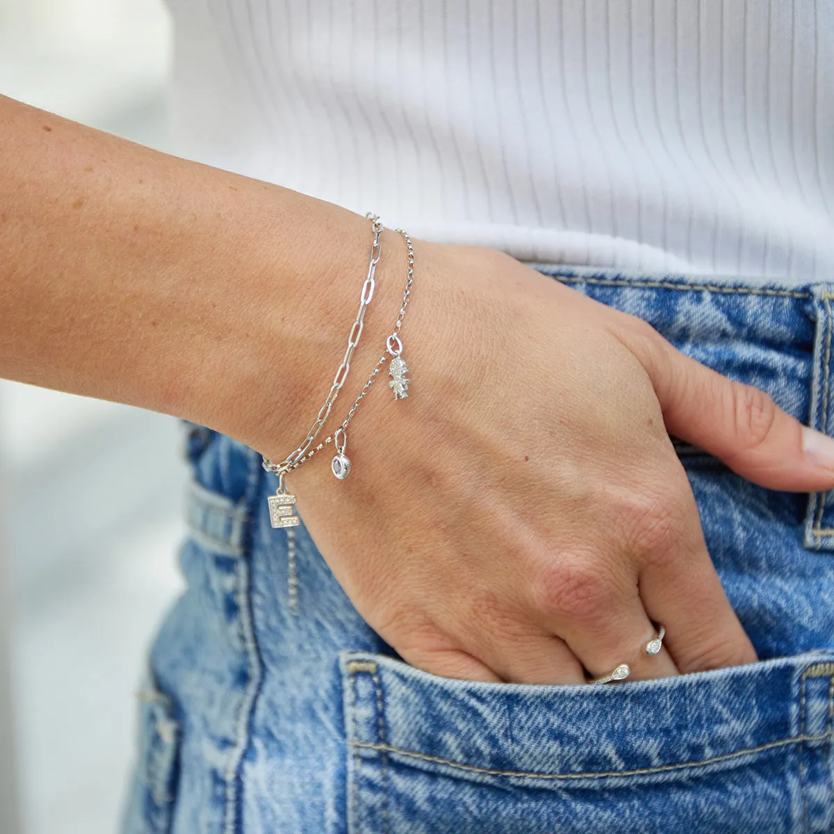 Charm Collection Belcher Link Bracelet | Solid 9K Gold