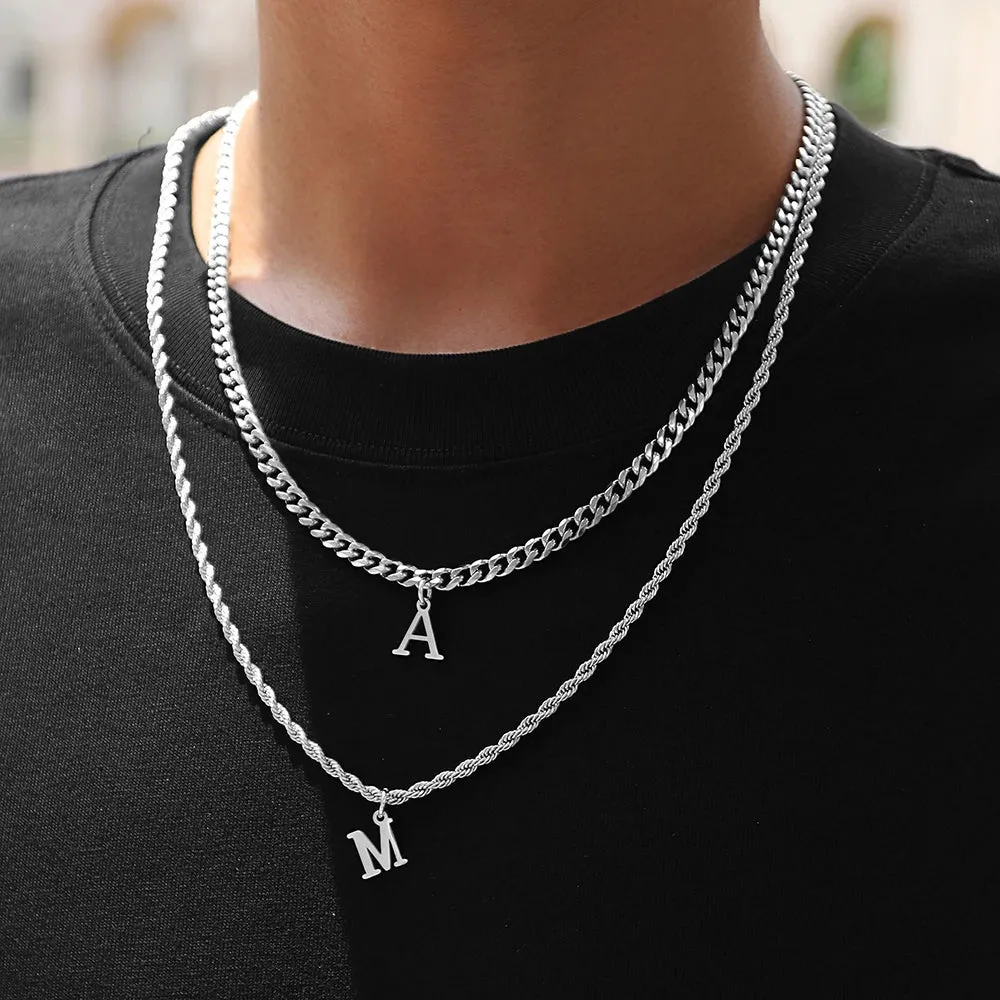 Classic A-Z Letter Necklace