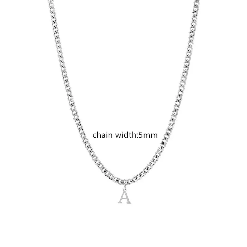 Classic A-Z Letter Necklace
