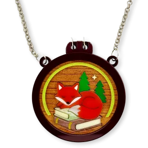 Cozy Fox 🦊 compact   - necklace