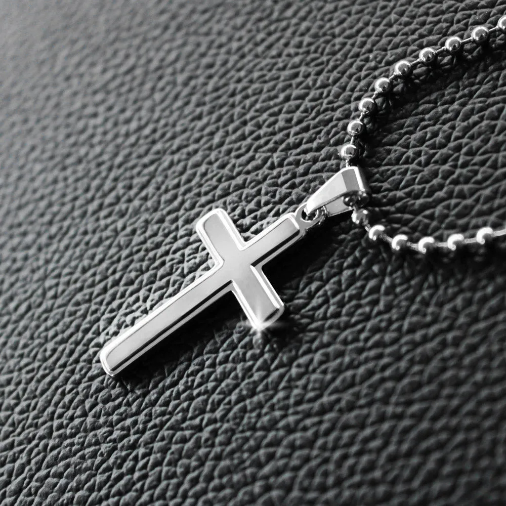 Cross Necklace for Step Son, You are always in my heart