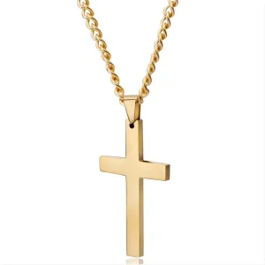 Cross Necklace Pendant Jewelry With Chain For Boys And Girls